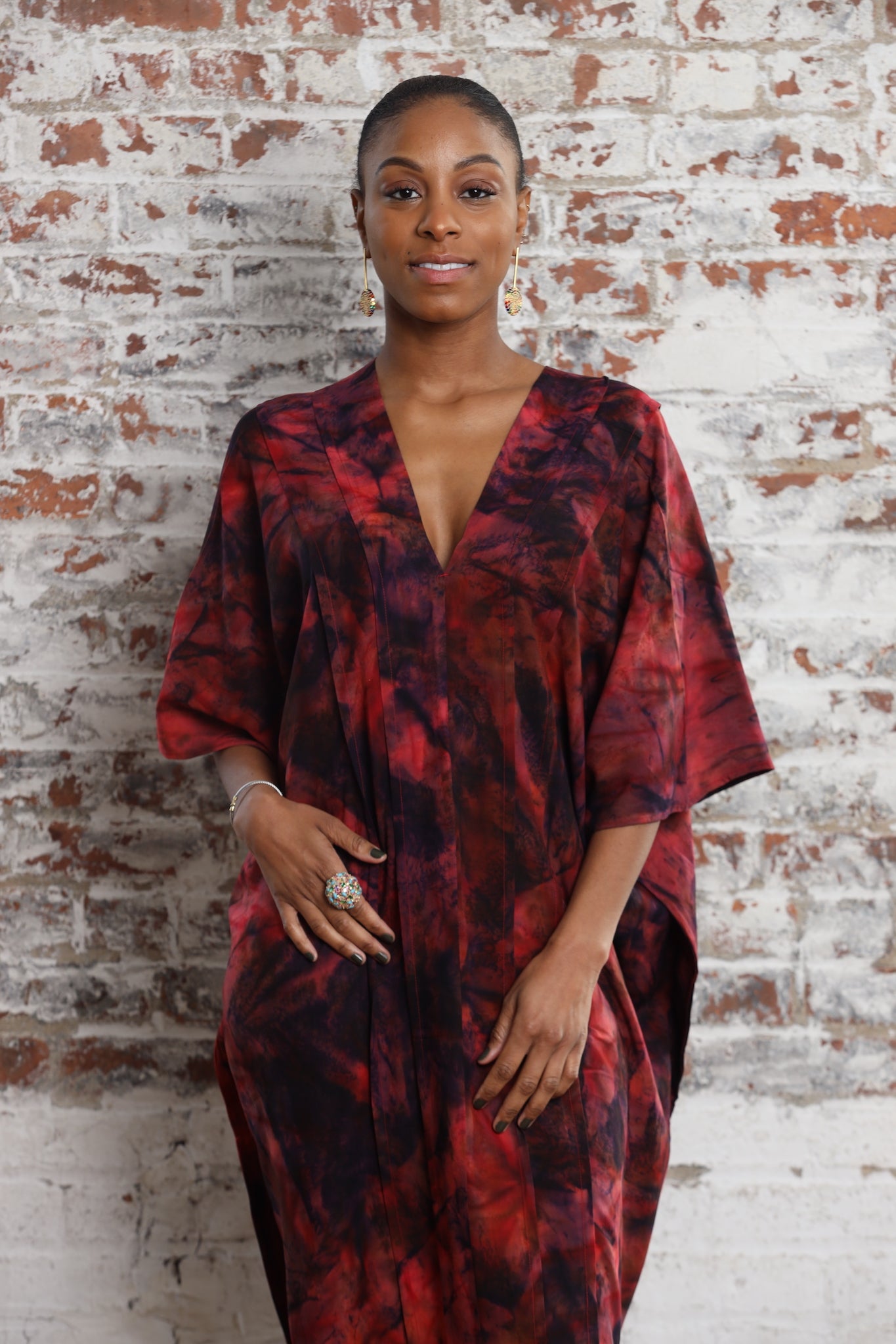 Kaftan shop wrap dress